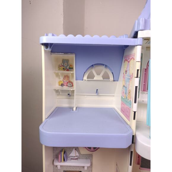 Fisher Price Loving Family Grand Dollhouse 1997 Purple Roof / Accessories VTG - Picture 16 of 16